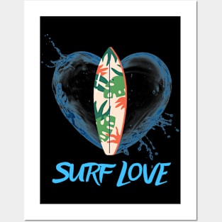 SURF LOVE Posters and Art